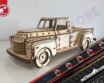 Files Chevy pickup 1948 3mm cnc laser cut file Dxf, Ai, Cdr, Pdf, Svg. Etc