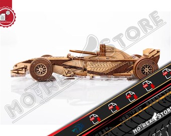 F1 Racer V3 Files 3mm Cnc Laser Cut File Dxf, Ai, Cdr, Pdf, Svg