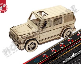 Mercedes-Benz G 63 2012 3mm cnc laser cut file Dxf, Ai, Cdr, Pdf, Svg files. Etc