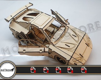 Mazda rx7 Tokyodrift cnc laser cut Dxf, Ai, Cdr, Pdf, Svg files. Etc