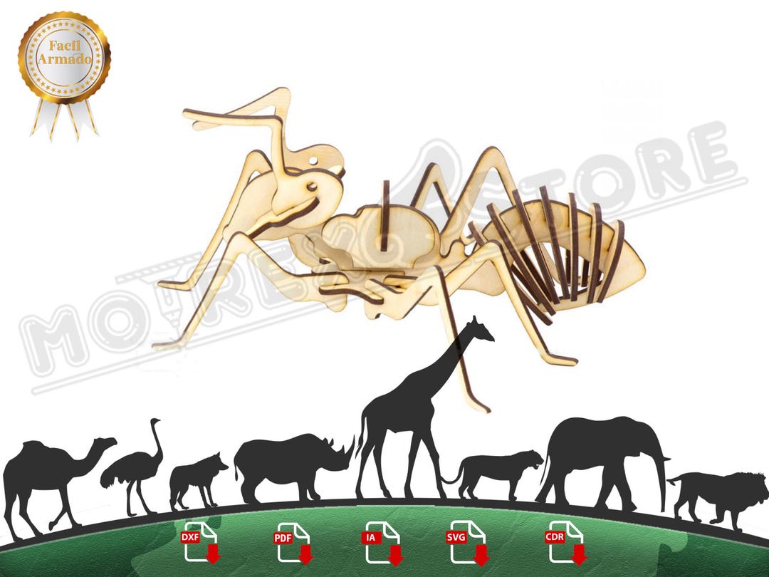 Ant Files 3mm Cnc Laser Cut Dxf, Ai, Cdr, Pdf, Svg. Etc - Etsy