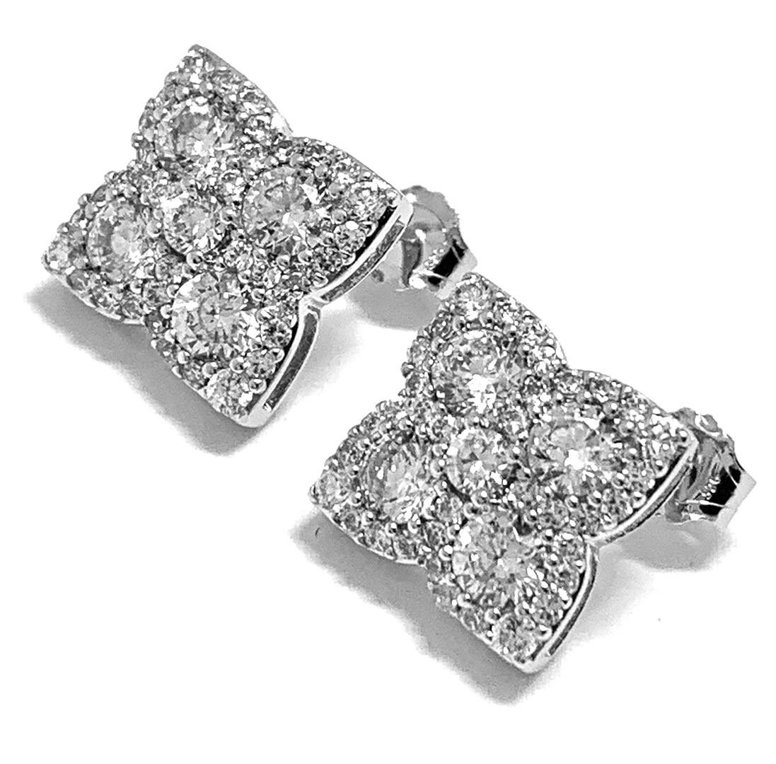 Orecchini A Cerchio Inside Out Diamonique Pave CZ Da 45 - Foto 4