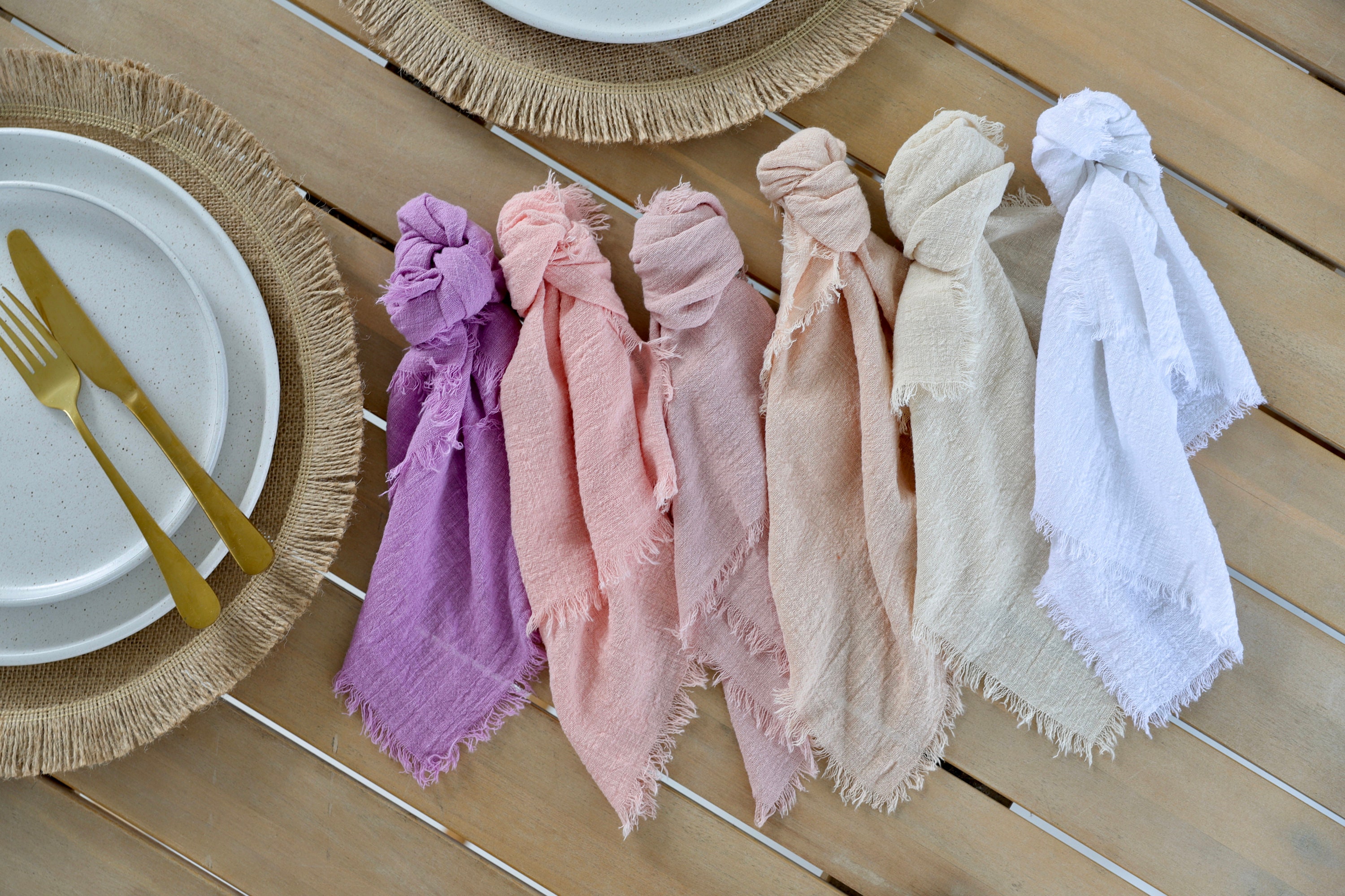 Pale Pink Napkins Cloth Napkins Modern Wedding Napkins Etsy Australia