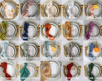 Sample Napkin Only - Cloth Napkins Cotton -- Reusable Napkins - Cloth Napkins Modern