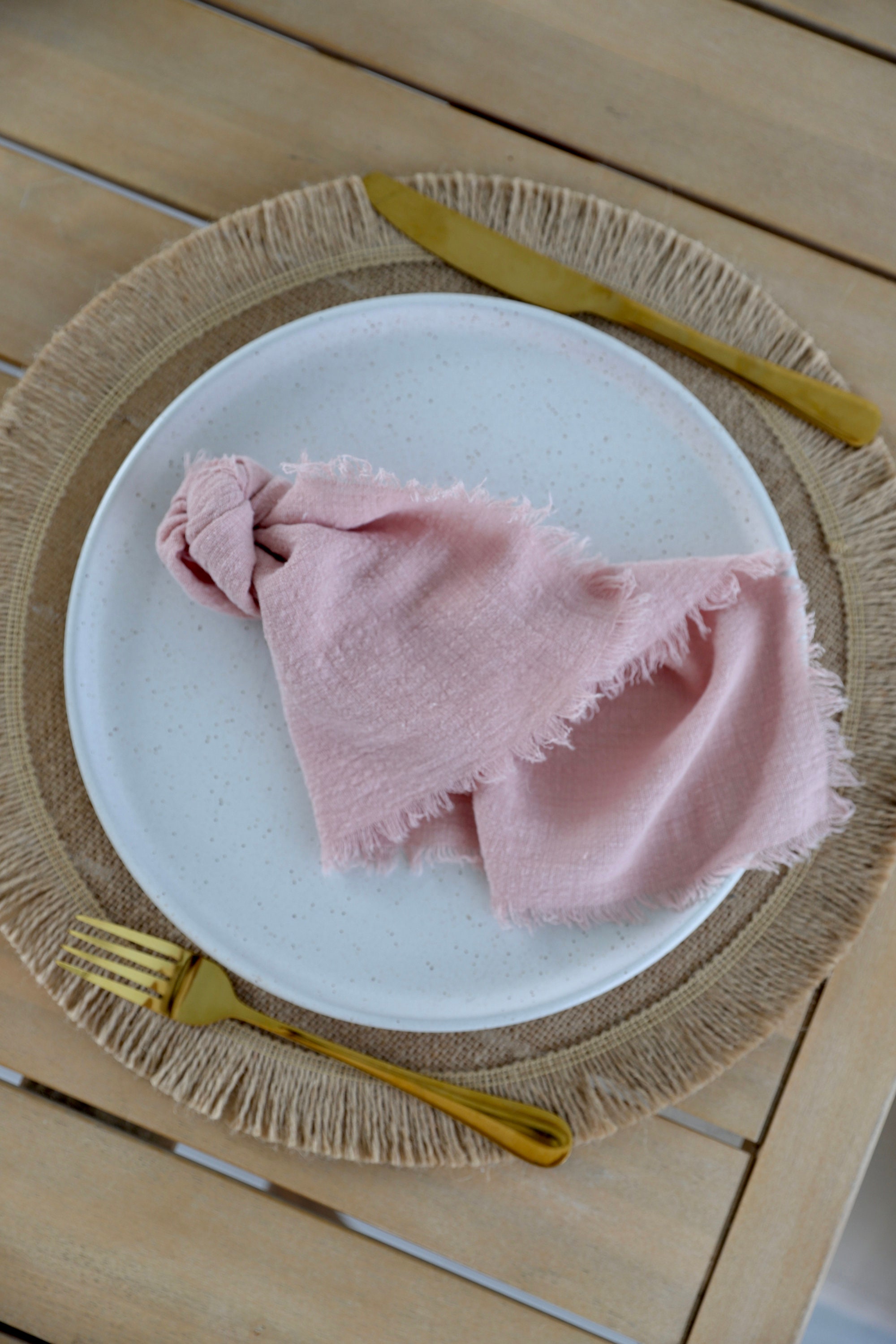 Pale Pink Napkins Cloth Napkins Modern Wedding Napkins Etsy Australia