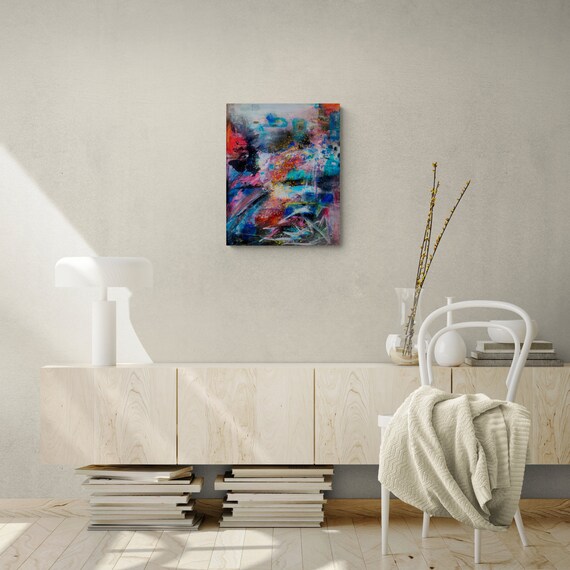 Original Abstract Painting on Canvas Modern Canvas Abstract Etsy