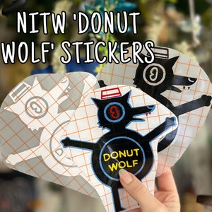 NITW Night in the woods video game Donut Wolf laptop car sticker vinyl decal merch