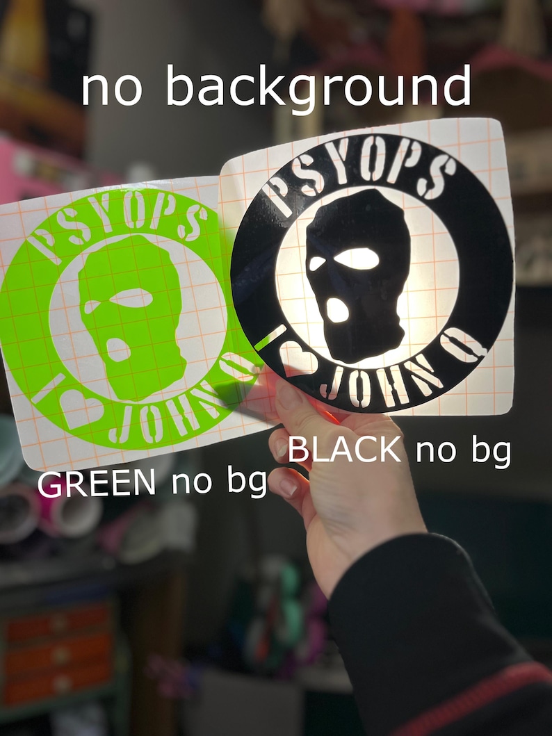 Psy Ops Sticker DINNER IN AMERICA Psyops Movie Band John Q and Jane Q Vinyl Cricut ...