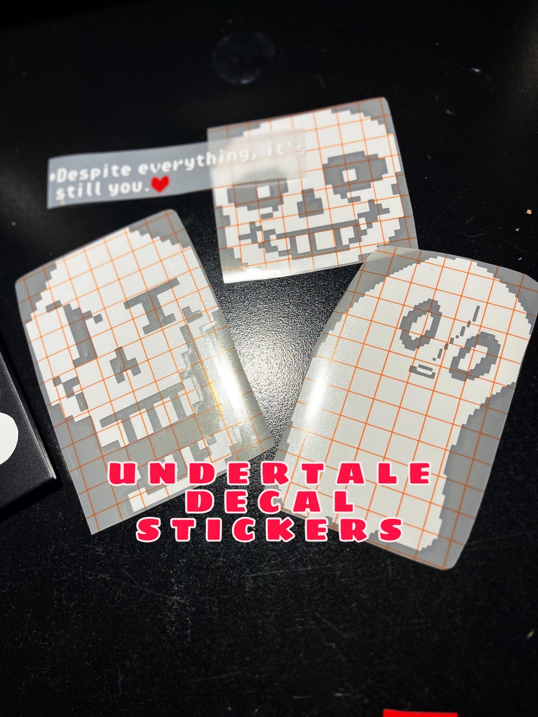 Undertale Decal Vinyl Stickers Papyrus Sans Napstablook Toby Fox Indie ...