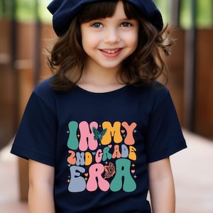 Back To School Shirt, In My Second Grade Era Shirt, Retro Second Grade Shirt, Kids First Day of School Outfit, Toddler Gifts, Gift for Kids