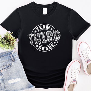 Team Third Grade Shirt, Back To School Shirt, Third Grade Teacher Shirt, First Day Of School Tee, 3rd Grade Outfit, Teacher Appreciation