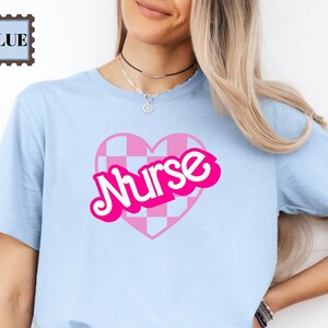 Love Nurse T-Shirt, Nurse T-Shirt, Nurse Tees, Cute Nurse T-Shirt, Nurse Appreciation Gift, Nurse Gift Idea T-Shirt, Nurses Week Gift