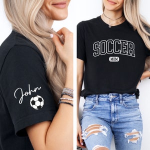 Custom Soccer Mom Shirt, Personalized Soccer Mom T Shirt, Customized Soccer Mom Gifts, Soccer Mama Tee, Soccer Mom Shirt, Soccer Shirt