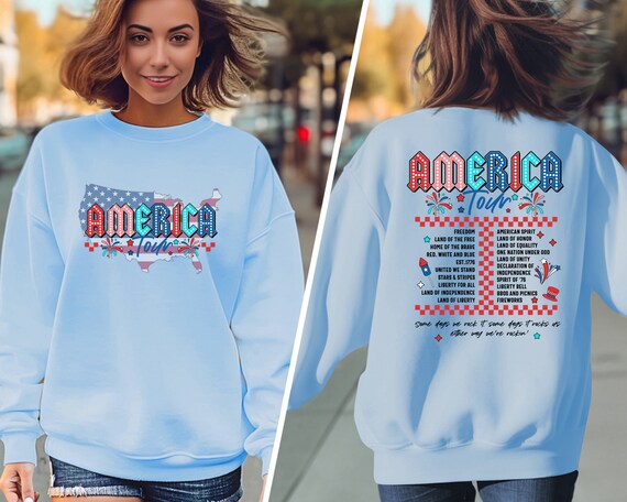 American retro clothing sweatshirt deals