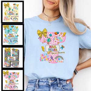 Personalized Teacher Shirt, Custom Teacher Name Shirt, Teacher Appreciation Gift, Back To School Shirt, First Day Of School, Teacher Team