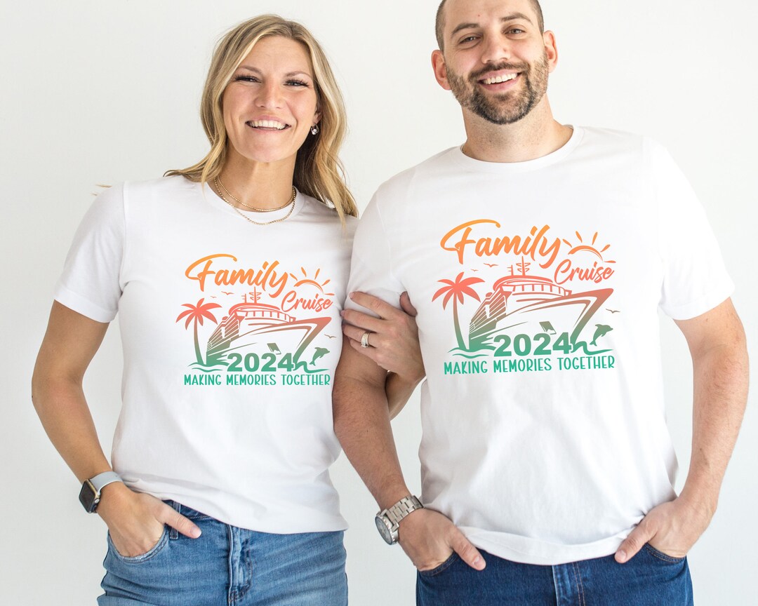 Family Cruise 2024 Shirts, Adults Kids Family Cruise Shirt, Matching