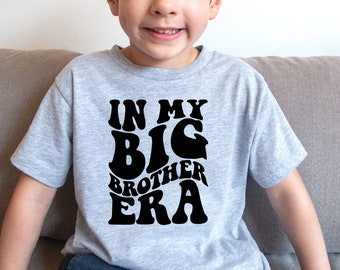 Camiseta "En mi era de Gran Hermano", camiseta de Gran Hermano, camiseta de regalo para Gran Hermano, camiseta de hermano, camiseta de revelación de hermano, camiseta de moda para niños