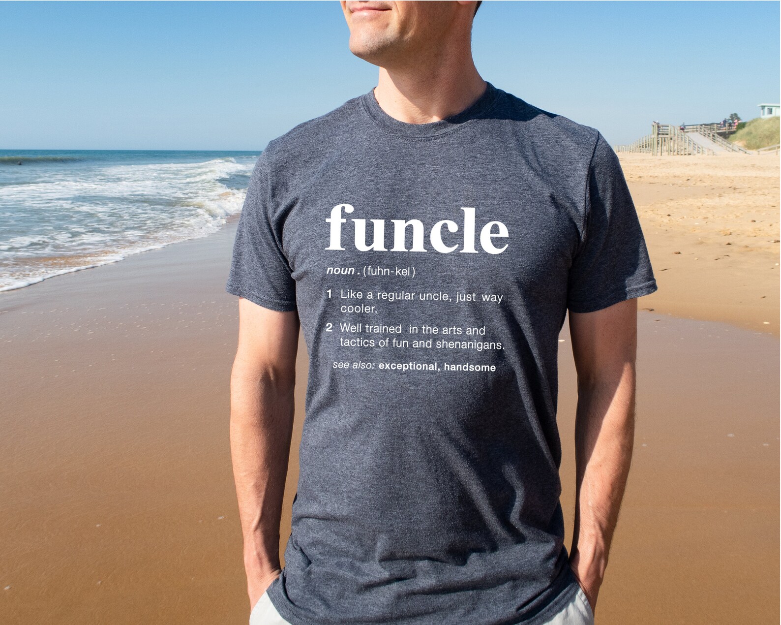 Funcle Definition Shirt, Funny Uncle Tee, Gift for Uncle, New Uncle ...
