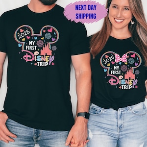 Disneyland Shirt, 2025 My First Disney Trip Shirt, Custom Family Matching Disney Shirts, Disney First Trip T-shirt, My First Disney Trip