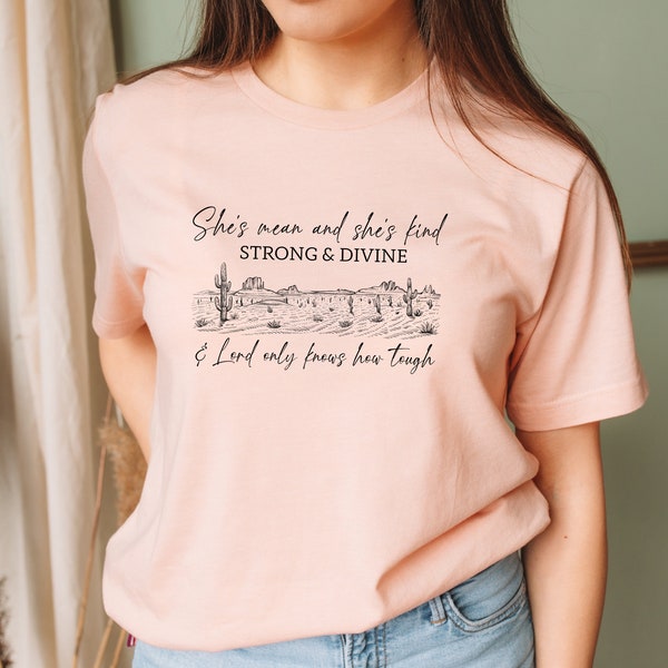 Shes Mean and She Kind, Strong and Divine Svg Etsy