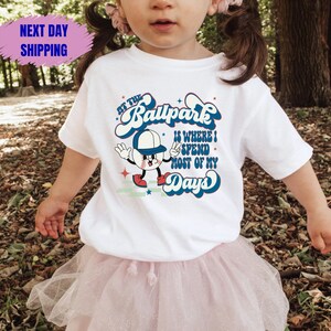 Ballpark Days Shirt, Baseball Graphic, Baseball Game Day, T-Mom, for Women, Sports Mom, Mothers Day Gift, Family Baseball Gift Tee