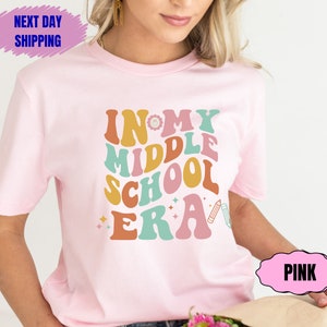 In My Middle School Era Shirt, Middle School Student Shirt, Fifth Grade Graduation Shirt, 5th Grade Graduation, Elementary School Graduation