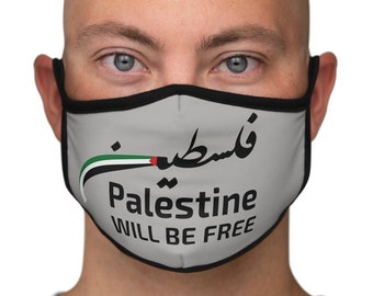 Palästina Gesichtsmaske, Free Palestine, Save Gaza Maske