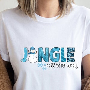 Men Jingle All The Way Shirt, Christmas Shirt, Gift For Him. Unisex Jersey Short Sleeve Tee