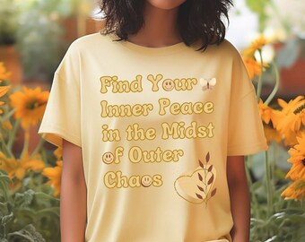 Comfort Colors Inspirational T-Shirt: Mental Health Positive Tee