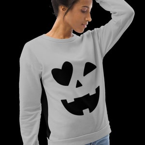 Unisex Sweatshirt Halloween Pullover, Halloween Sweatshirt, Pumpkin Face Sweatshirt, Jack-O- Lantern Sweatshirtthirt