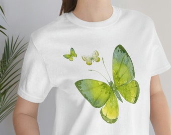 Butterfly T-shirt, Butterfly Tee, Nature Lover Shirt, Butterflies Tee Gift, Insect Shirts, Aesthetic Shirt, Butterfly Cute Shirt