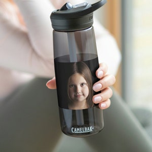 Aangepaste waterfles, gepersonaliseerde foto opschroefdeksel CamelBak Eddy® waterfles, 25oz