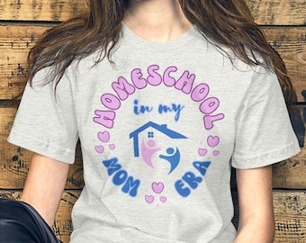 Homeschool Mom Era T-Shirt: Lightweight Cotton Mama Tee