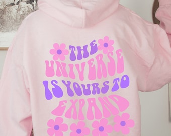 Inspirational Quote Hoodie: The Universe Is Yours - Heavy Blend Sweater
