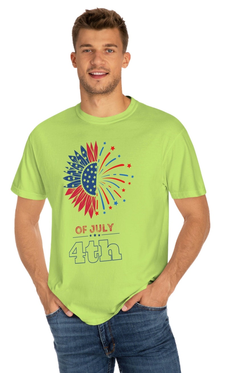 Comfort Colors 4th of July Shirt Comfort Colors Red White - Etsy