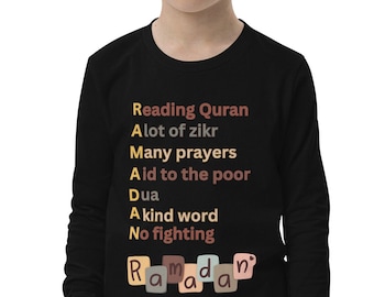 Ramadan Gift, Eid Gift, Funny Fasting Shirt, Ramadan, Ramadan Mubarak T-Shirt, Islamic Shirts, Muslim Kids Shirt