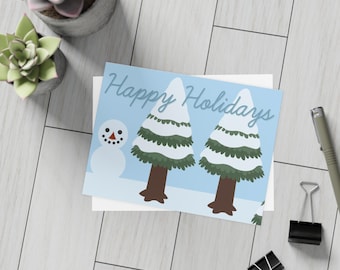 Tarjeta de felicitación inspirada en ACNH (sobres incluidos)