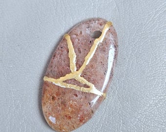 QUARTZ JEWELRY KINTSUGI Necklace Jewelry Handmade Birthstone Necklace Engraved Gift For Her Anniversary
