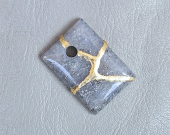 KINTSUGI NECKLACE HANDMADE Jewelry Japanese Wabi Sabi Art Engraved Jewelry Necklace Birthstone Gift For Her Birthday