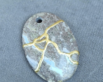 OPAL JEWELRY NECKLACE Kintsugi Art Wabi Sabi japanese Artistic Jewelry Gift Birthday Anniversary Gift For Her
