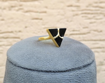 PROMISE RING ONYX Gemstone Ring Birthday Gift For Her Engagement Ring Anniversary Gift