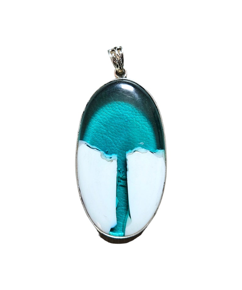 SILVER NECKLACE JEWELRY, Resin Art Necklace Jewelry, Miscarriage