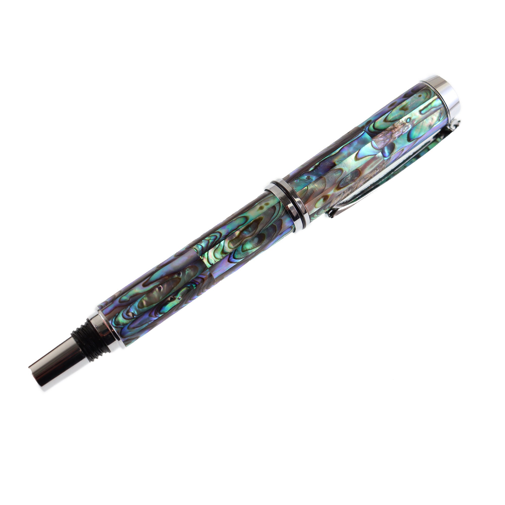 New Zealand Abalone Seashells Pen, 18k Gold Plated Oceanic Origin ...