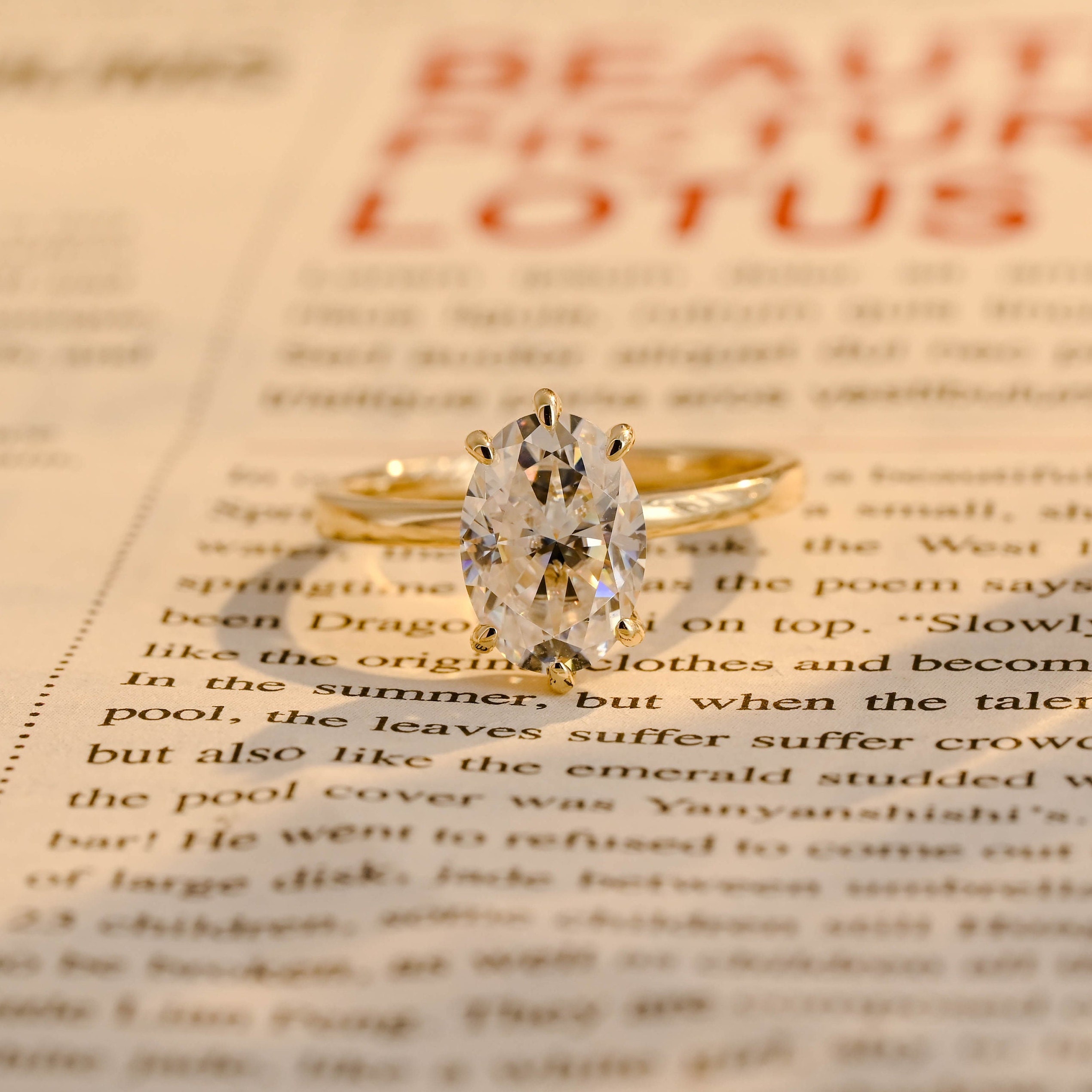 Engagement ring Poet Ring