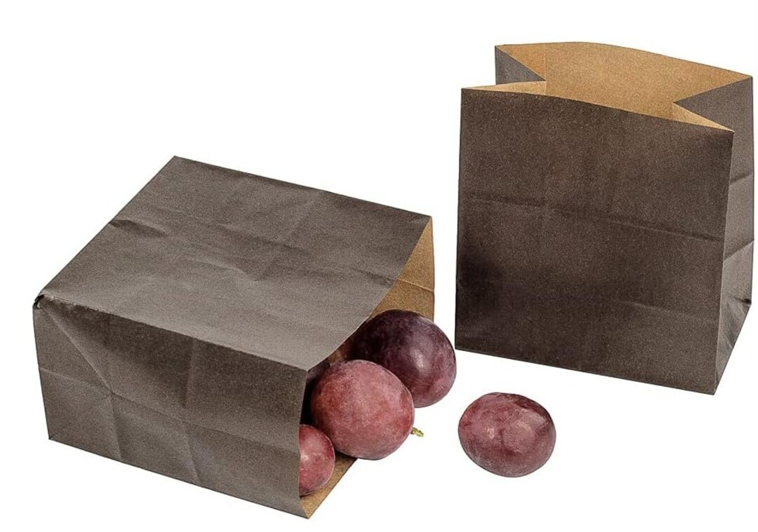 Bags for Snacks 100 Small Paper Bag for Foods Disposable Etsy