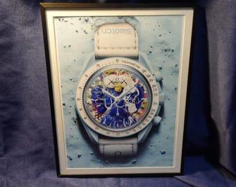 Omega Swatch X Kaws Death NYC #AP/100 World Art Printing