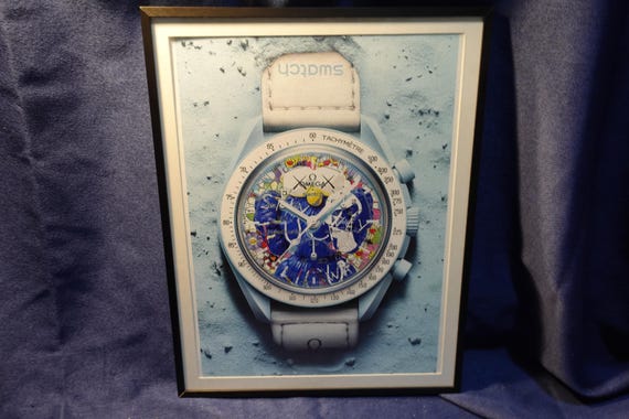 Omega Swatch X Kaws Death NYC #AP/100 World Art Printing
