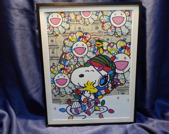 Snoopy Takashi Murakami Death NYC #AP/100 World Art Printing