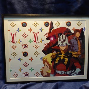 Gundam Seed Death NYC #AP/100 World Art Printing Limited Framed