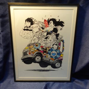 Dragon Ball x Takashi Murakami DEATH NYC Original signed and numbered(A/P or Limited 100) Framed